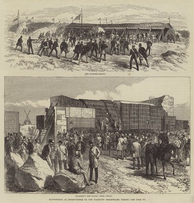 Experiments at Shoeburyness on the Plymouth Breakwater Target by Sir John Charles Robinson